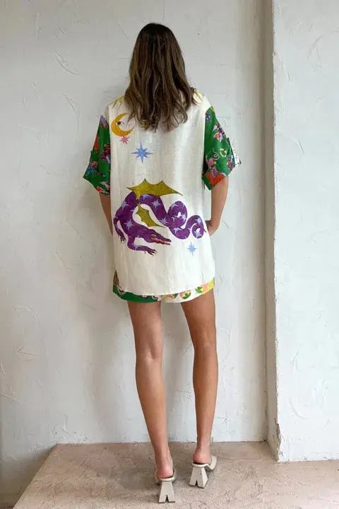 Alemais Seeker Shirt Print Size 6 and Short Print Size 6 photo 3