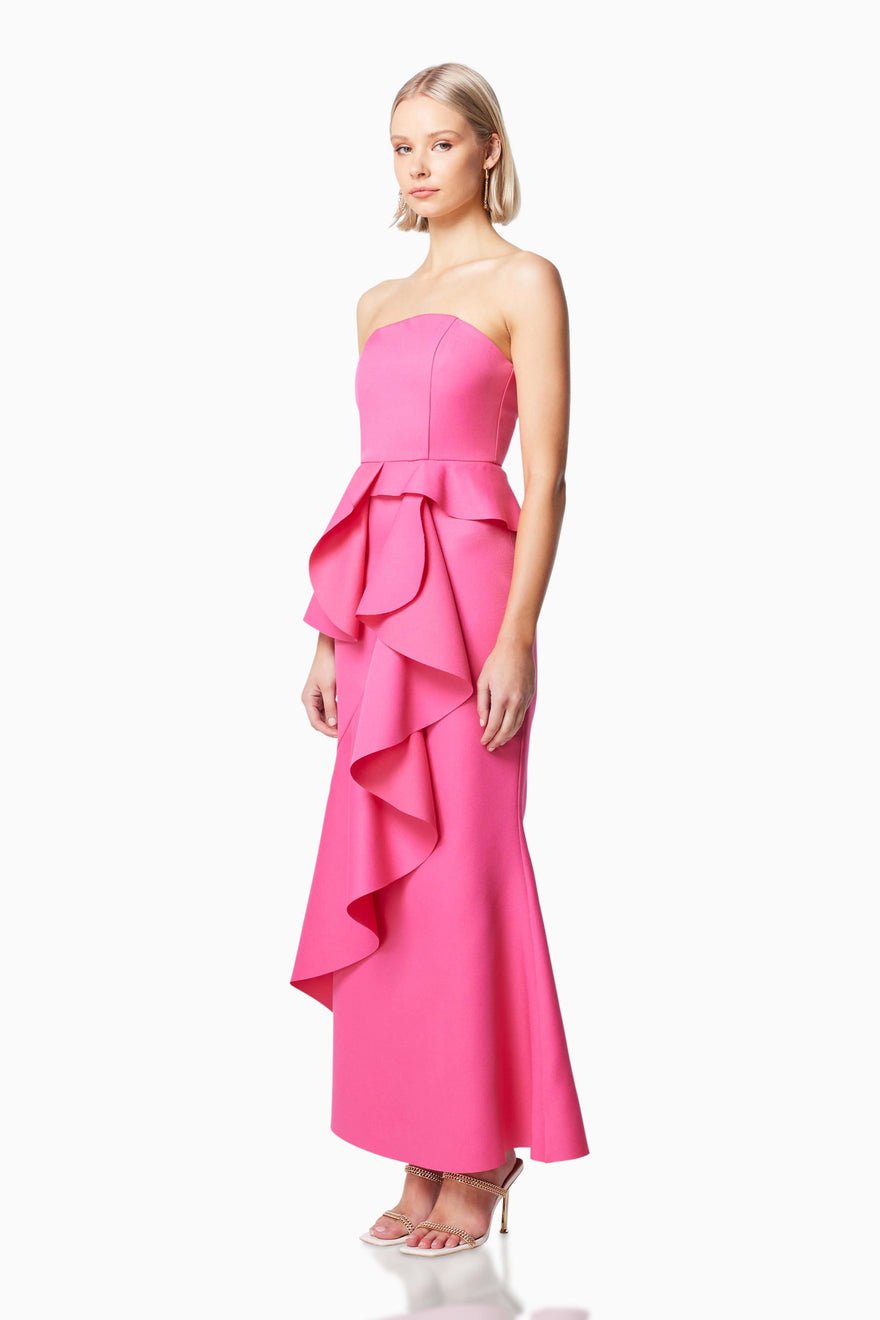 Elliatt Livorno Gown - Fuchsia photo 4