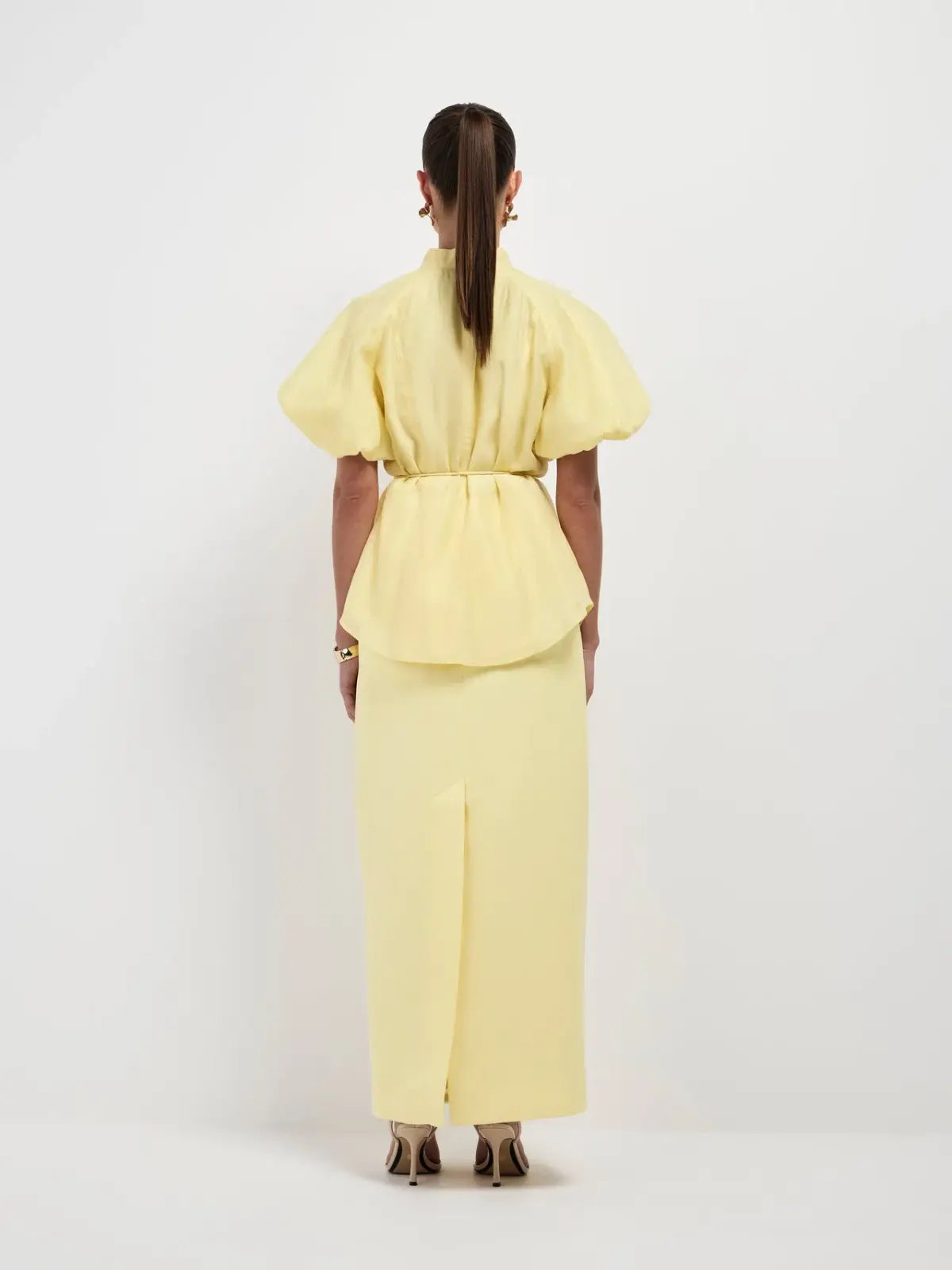 Sheike Rose Garden Shirt Yellow Size 6 photo 3