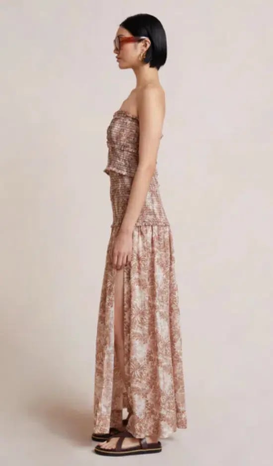 Bec & Bridge Gloria Maxi Dress in Brown Size 10 photo 3