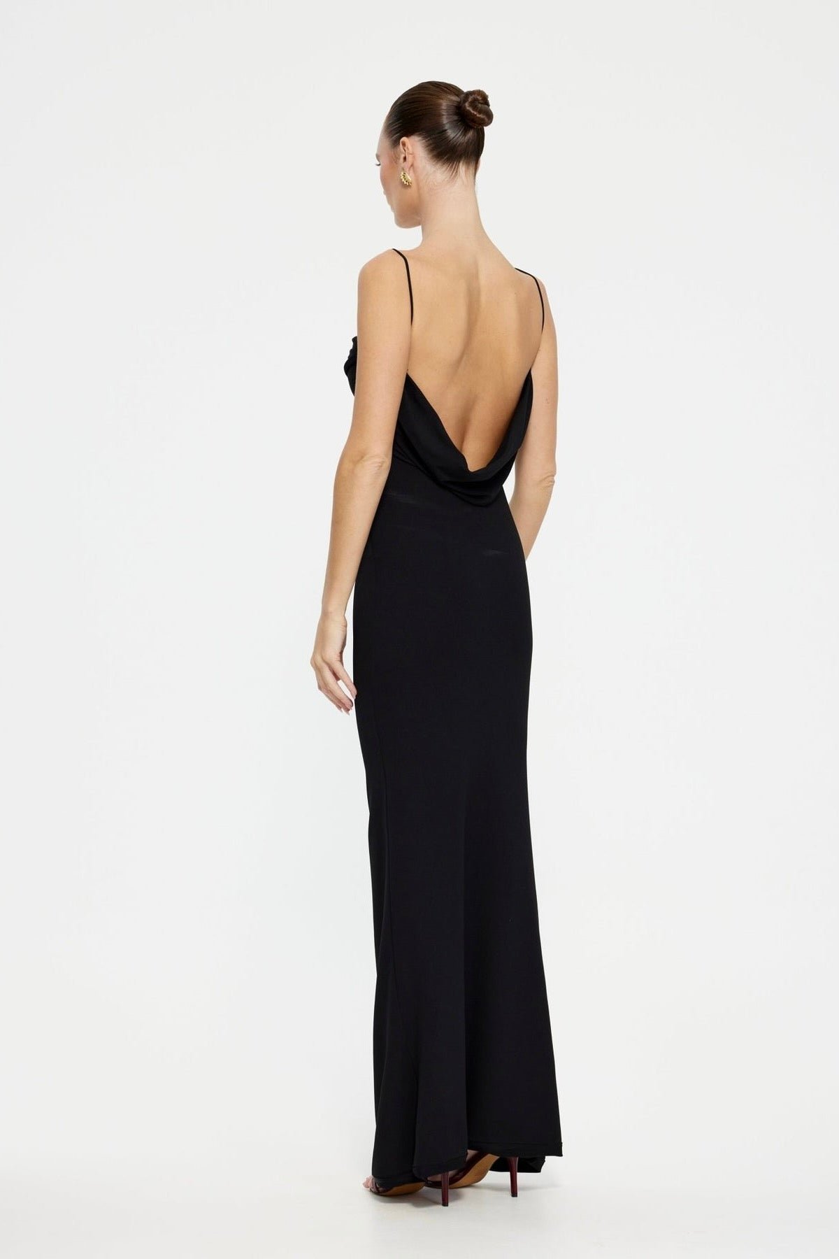 EFFIE KATS HAVILLAND GOWN - BLACK photo 4