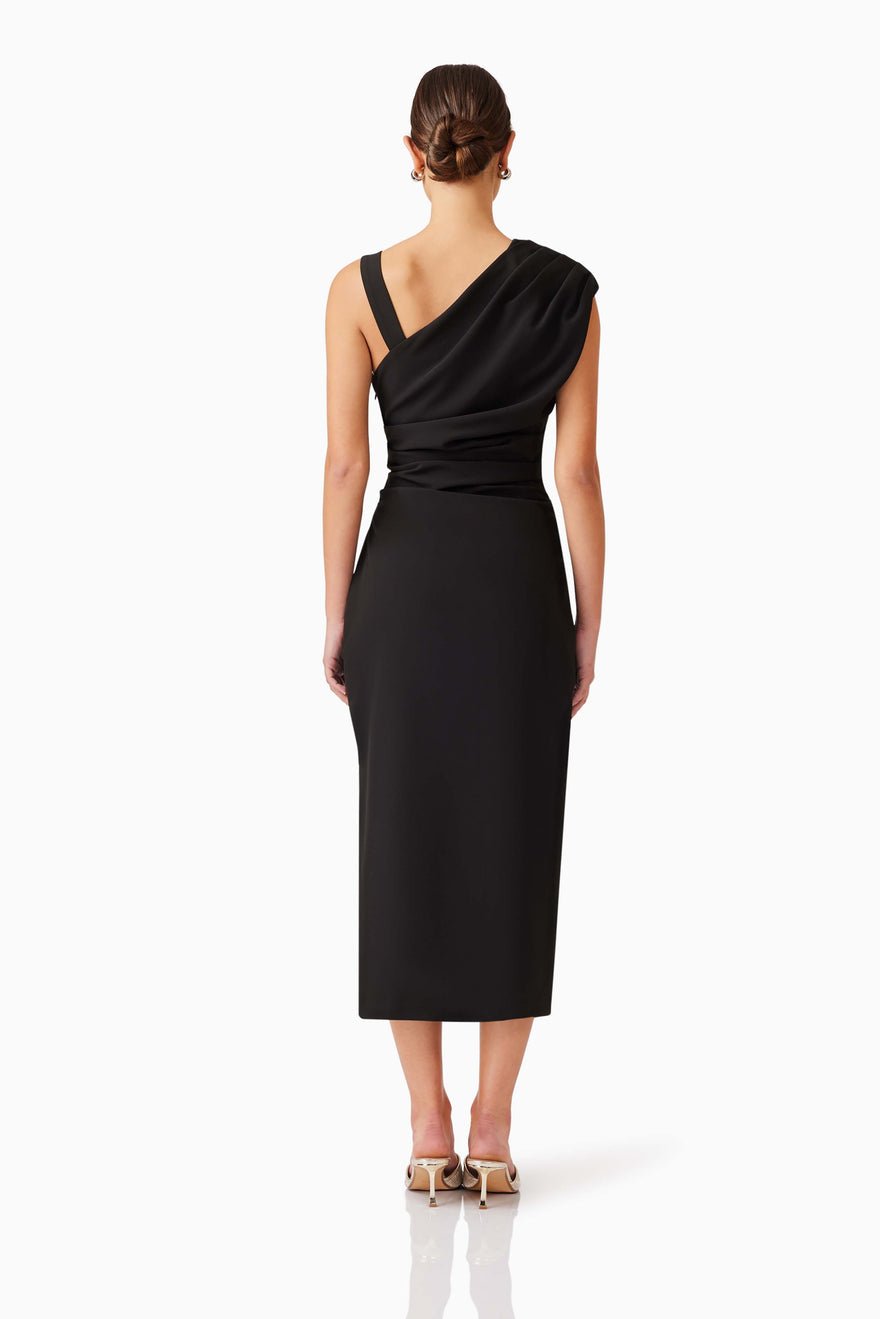 Elliatt Kourtney Midi Dress - Black photo 4