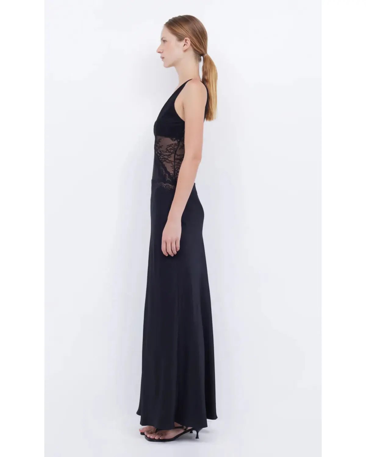 Bec & Bridge Abrielle Lace Maxi Dress in Black Size AU 6 photo 2