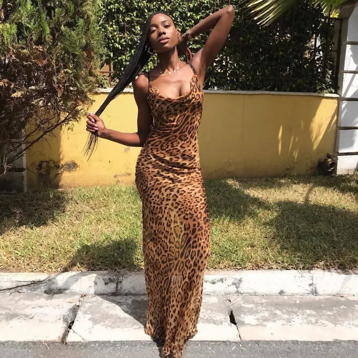 Rat & Boa Valentina Dress Animal Print Dress Size 6 photo 3