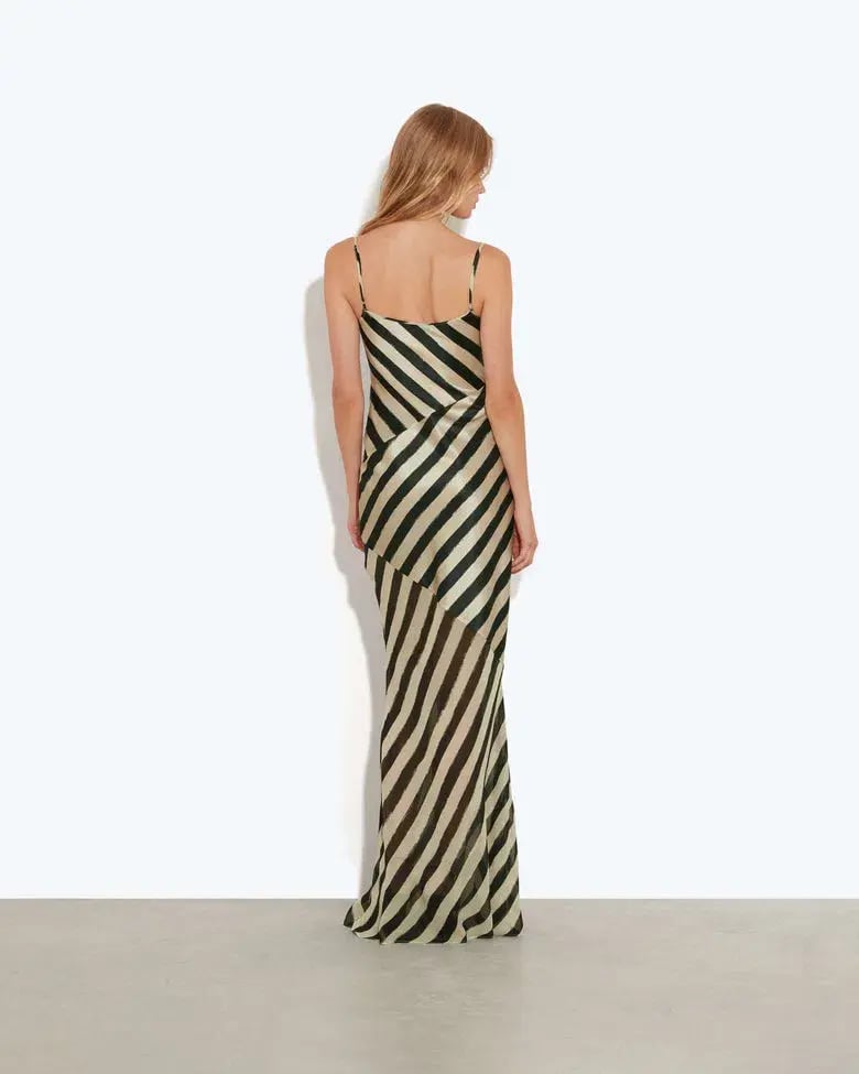 Rat & Boa Vesper Maxi Dress Stripe Size S/AU 8-10 photo 3