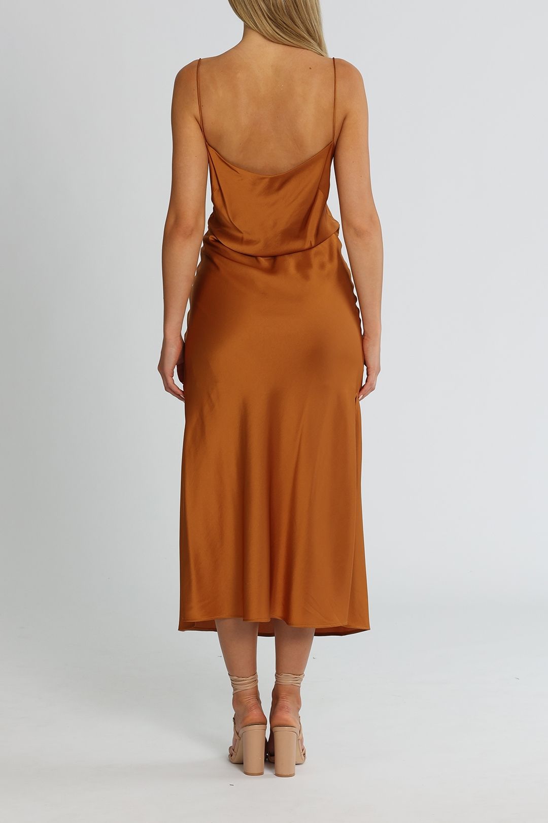 Estelle Slip Dress - Copper photo 3