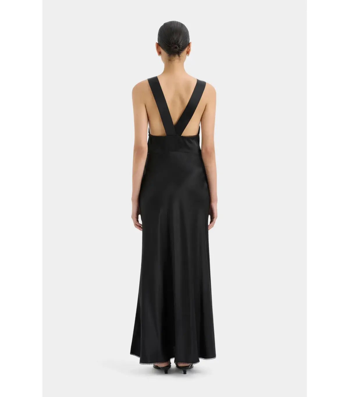 Sir the Label Aries Cut Out Gown in Black Size 1 / AU 8 photo 4