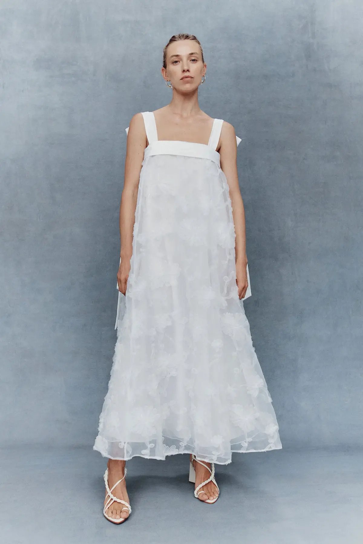 Aje Ursula Midi Dress Ivory Size 14 photo 5