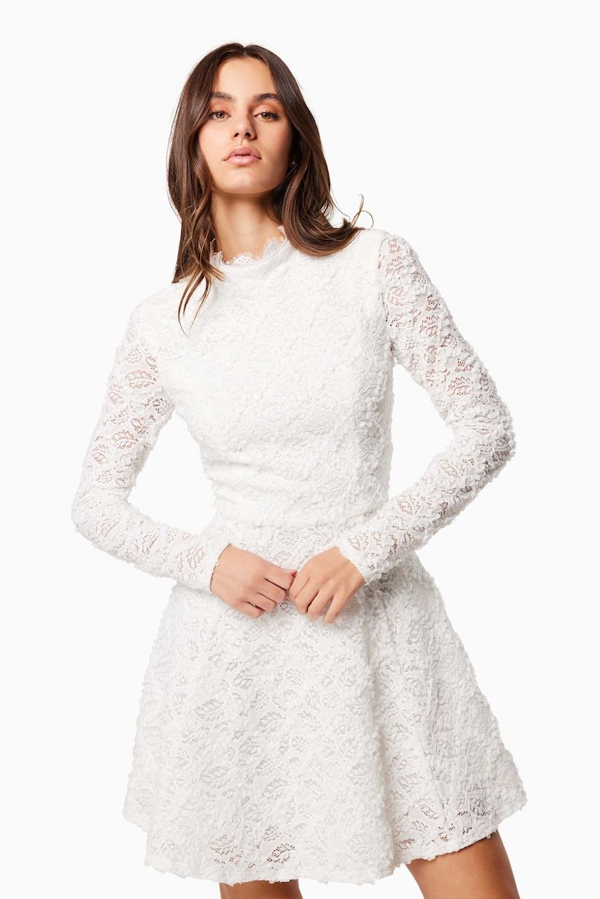 ELLIATT QUINLAN DRESS - IVORY photo 3