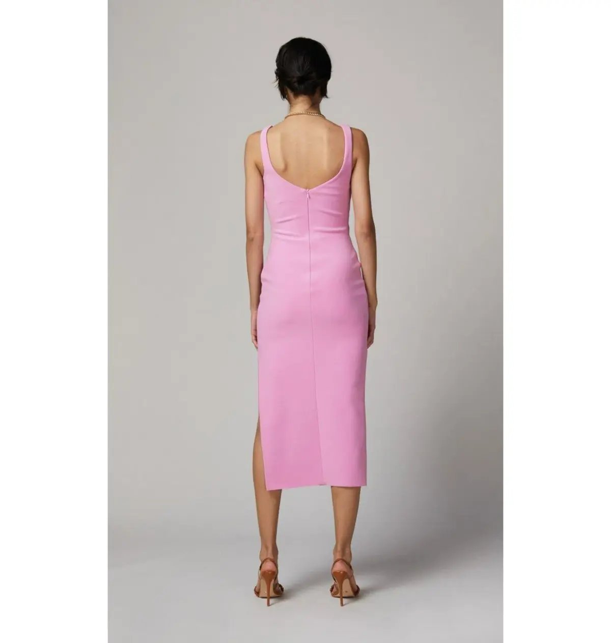 Bec & Bridge Joelle Midi Dress Pink Size AU 6 photo 2