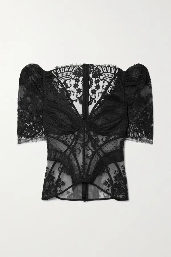 Zimmermann Dancer Lace Bodice Black Size 0 / AU 8 photo 5
