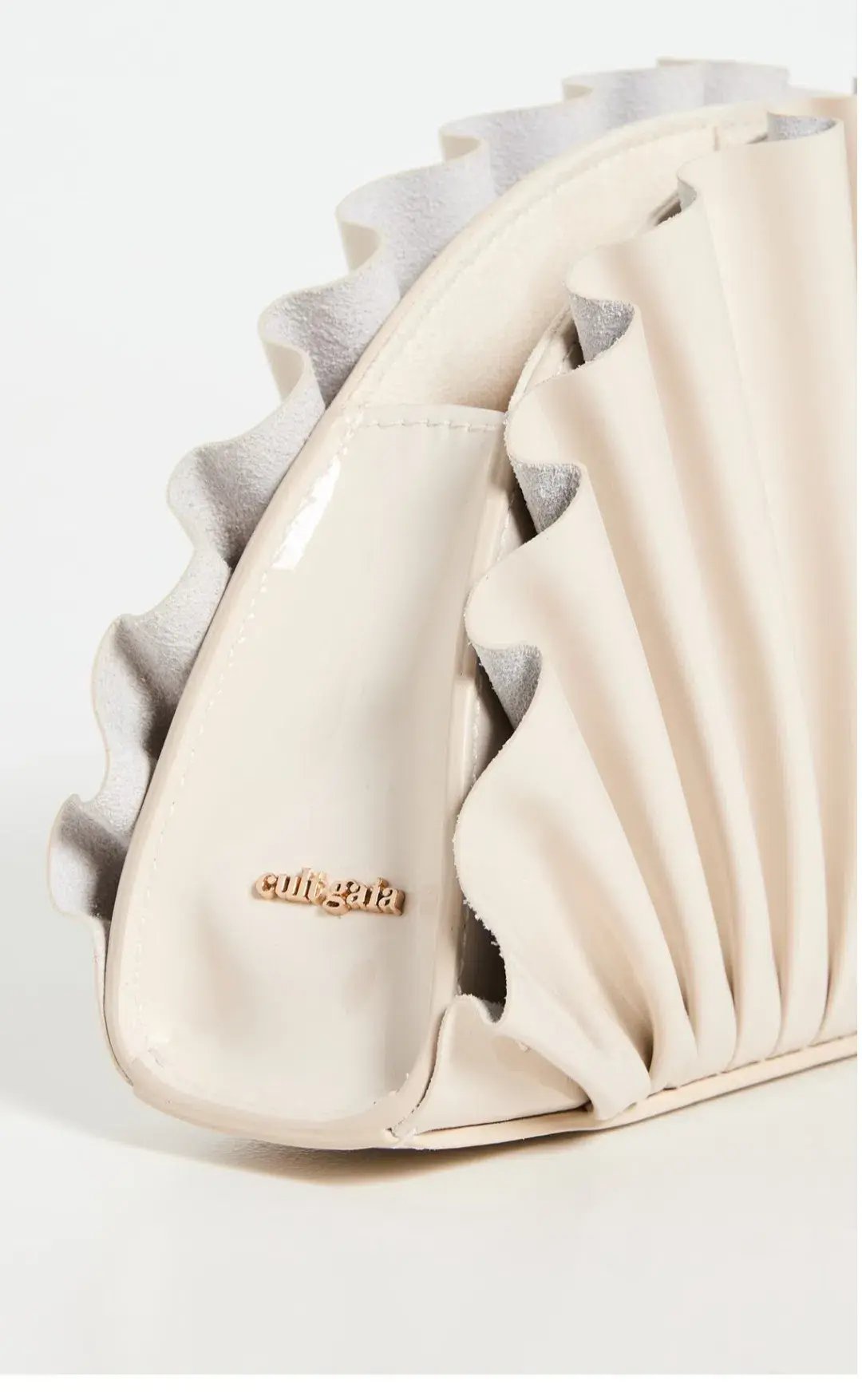 Cult Gaia Nala Mini Clutch Off White photo 4