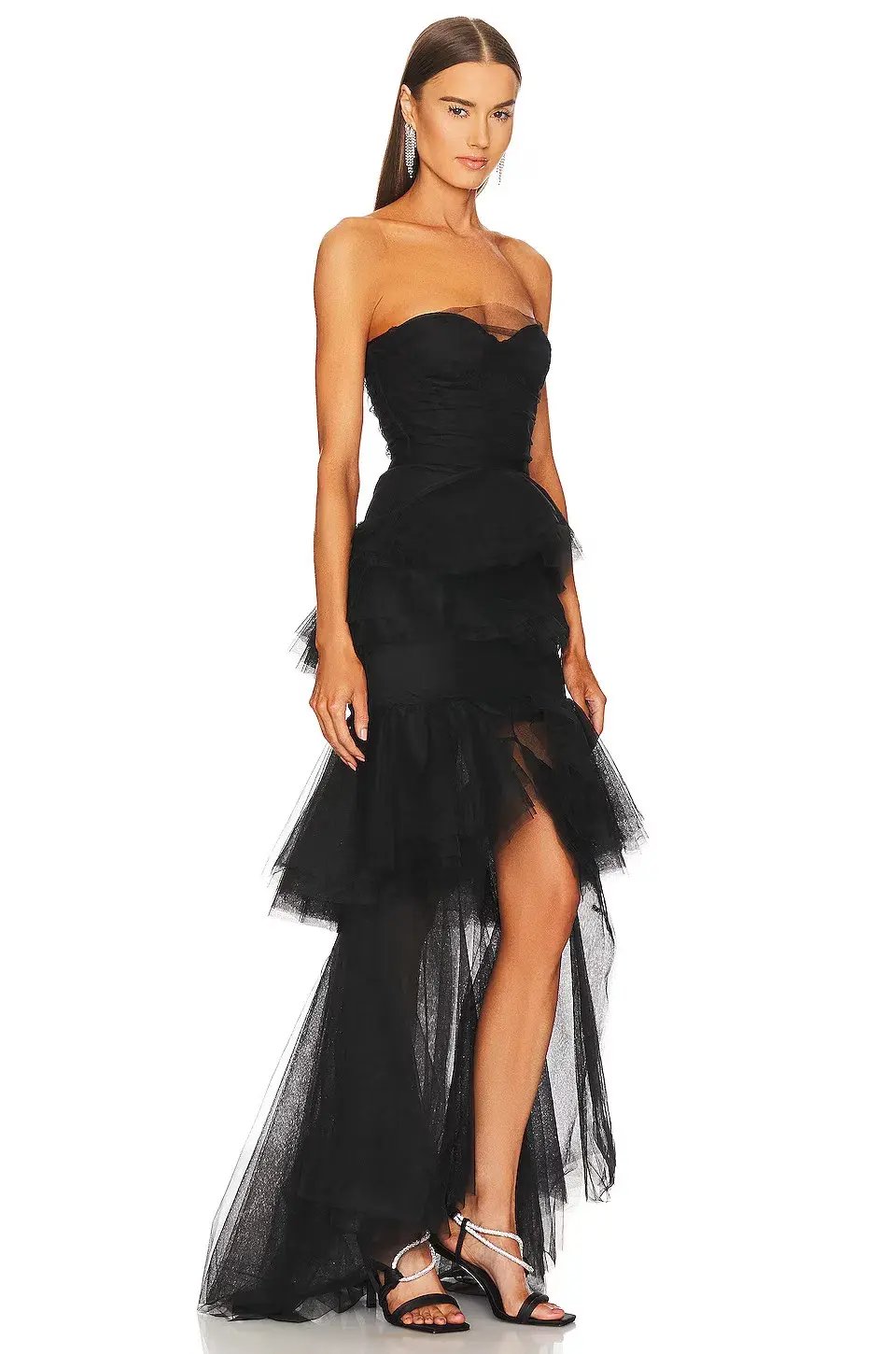 Michael Costello x Revolve Alai Gown Black Size 8 photo 2