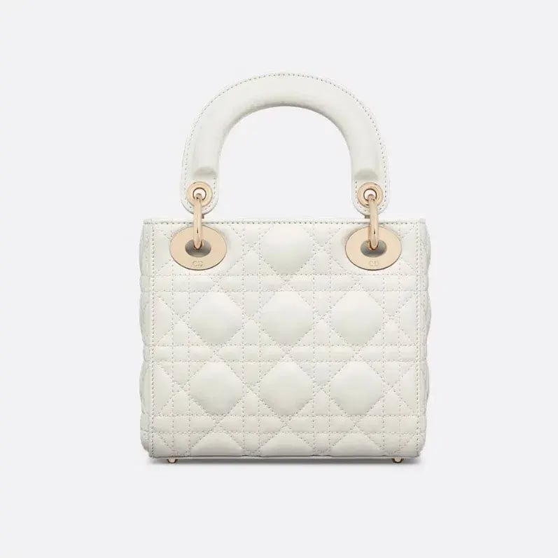 Dior Mini Lady Bag White photo 2