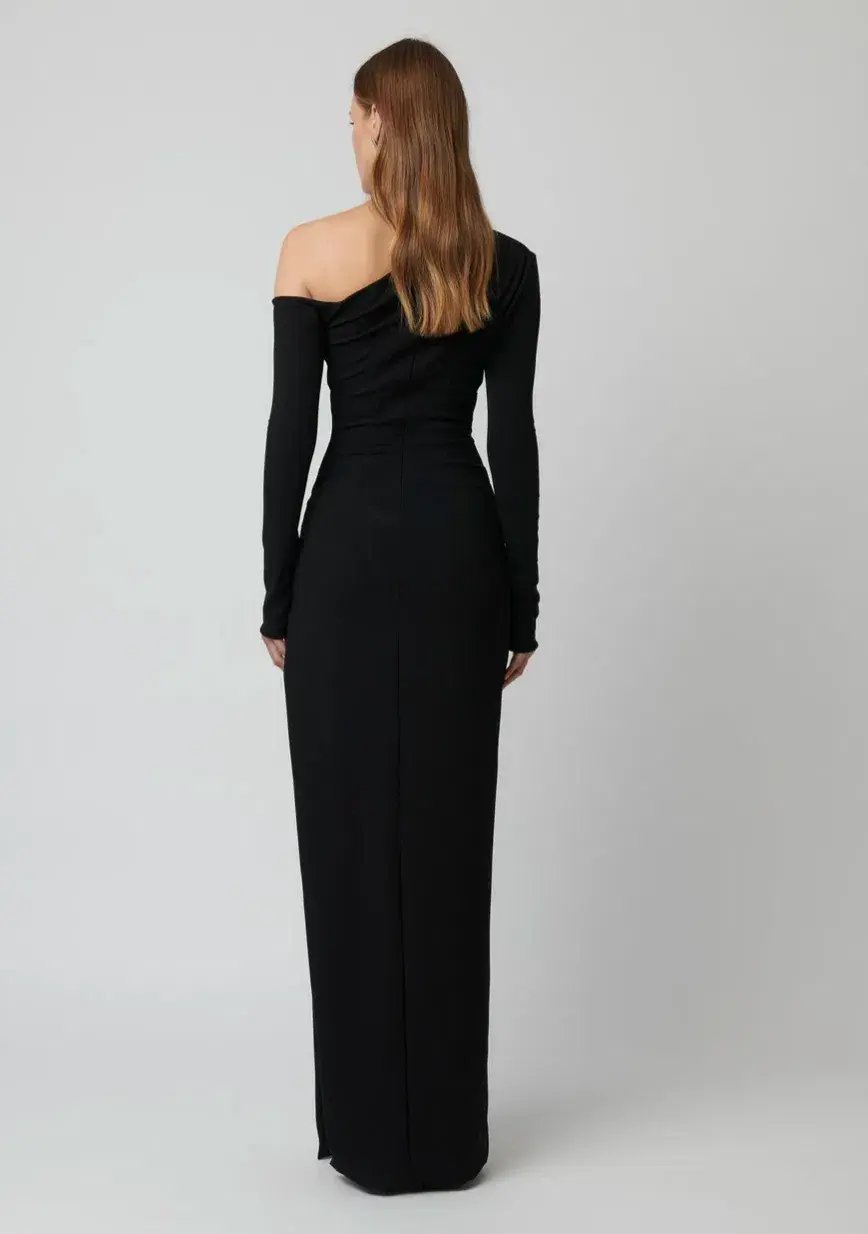 Effie Kats Cayley Gown Black Size L/ AU 12 photo 3