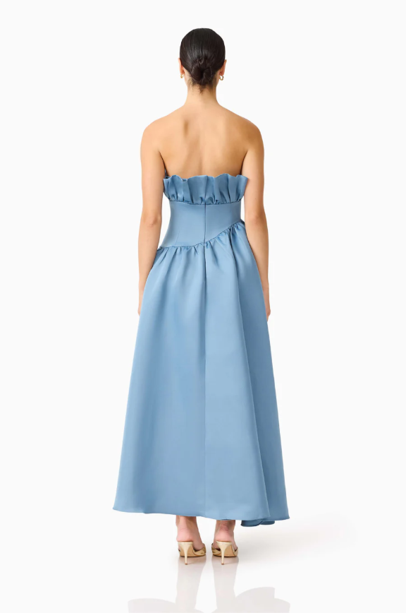 Elliatt Laurel Gown - Steele Blue photo 3