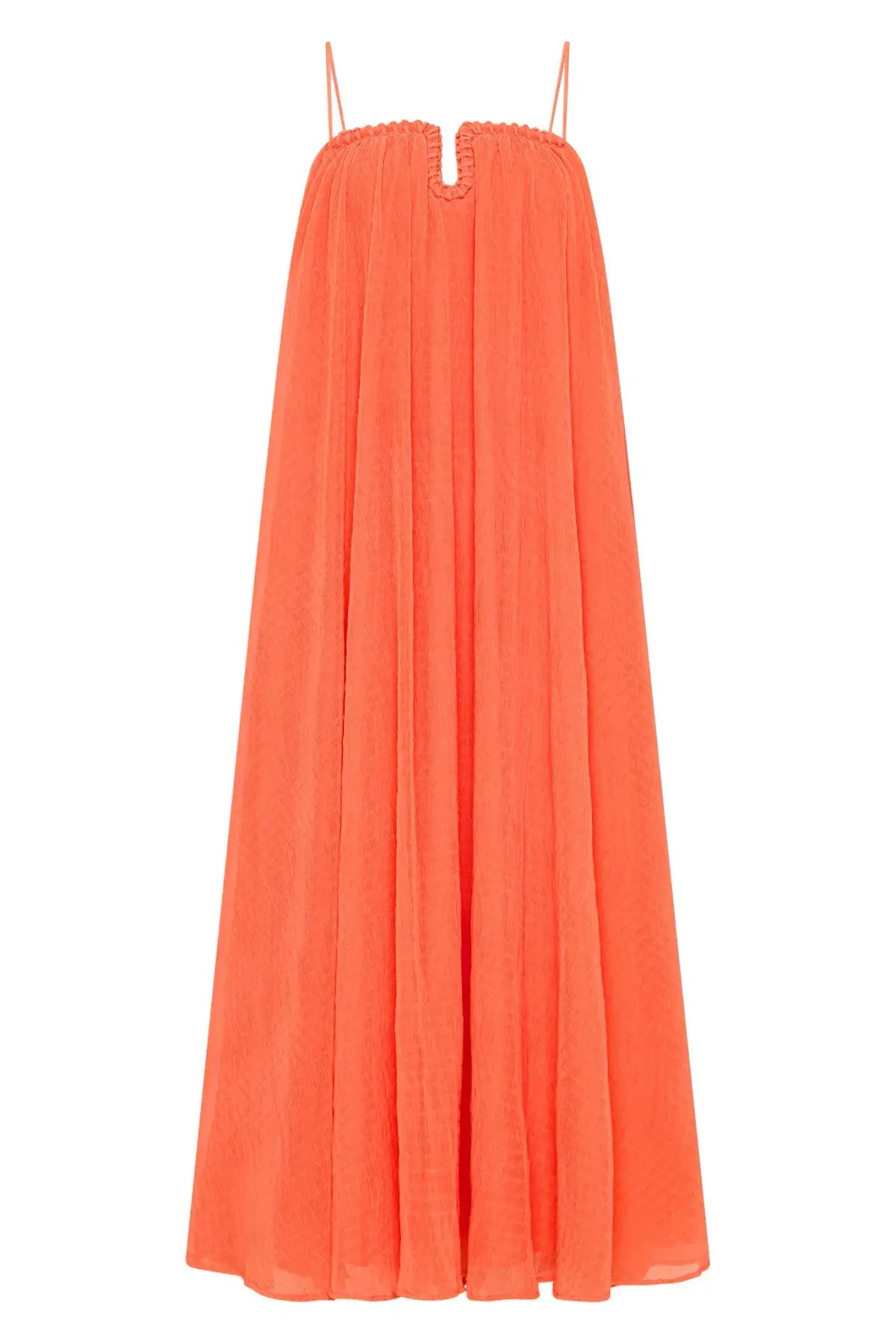 AJE Filigree Sweetheart Midi Dress Sunset Orange Size 8 photo 3
