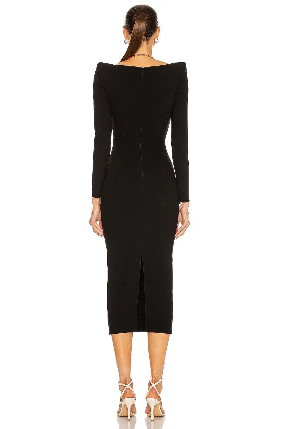 Alex Perry Baird Dress Black Size 4 photo 2