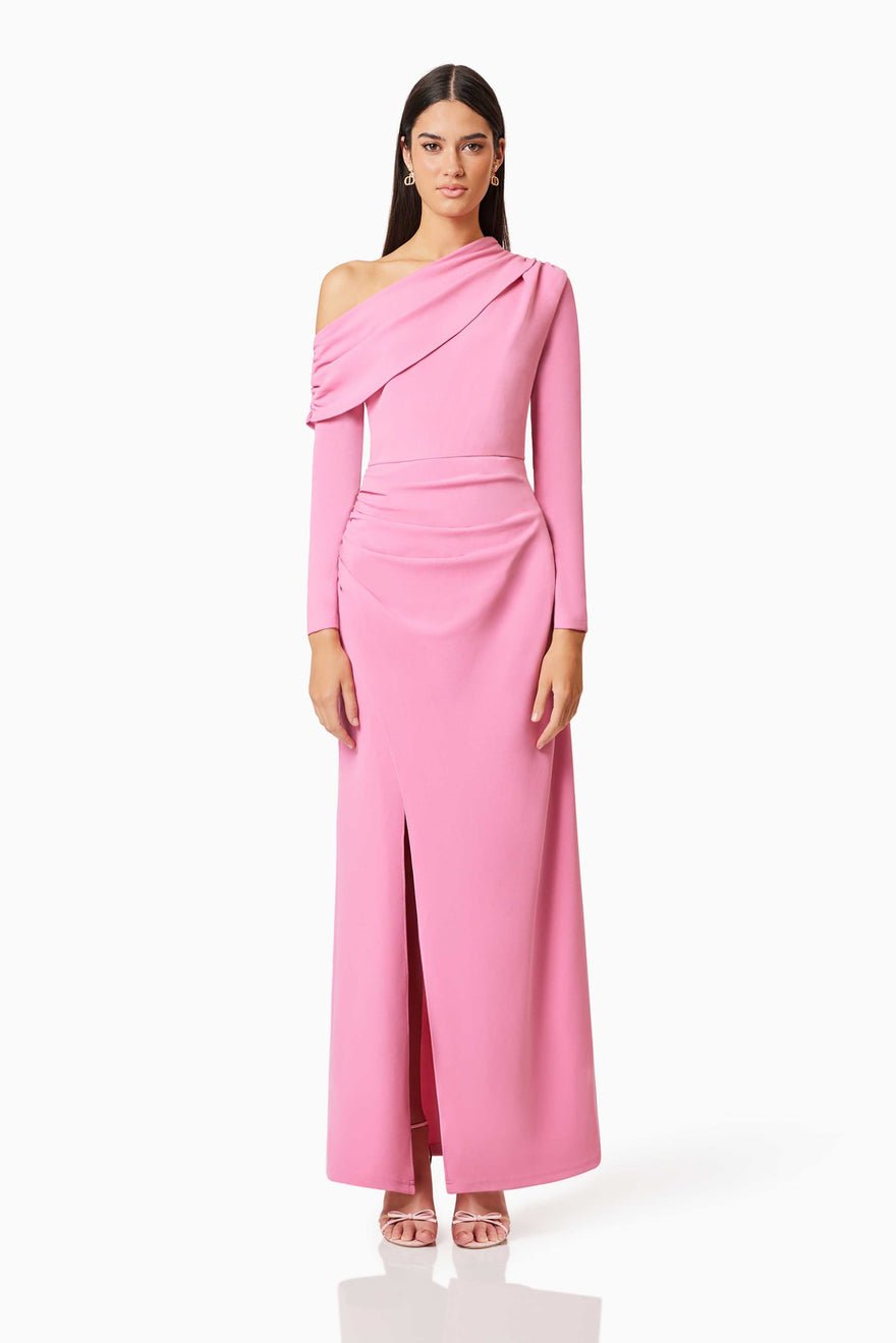 Elliatt Jamie One Shoulder Gown - Pink photo 3
