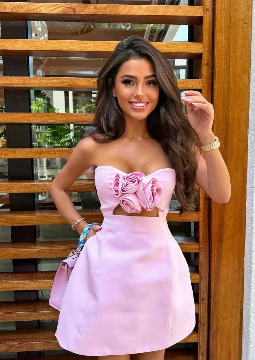 Yojani Valencia Dress - Baby Pink photo 2