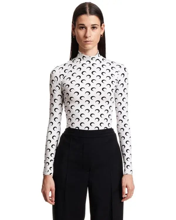 Marine Serre Crescent Moon Top Print Size M/AU 8 photo 2