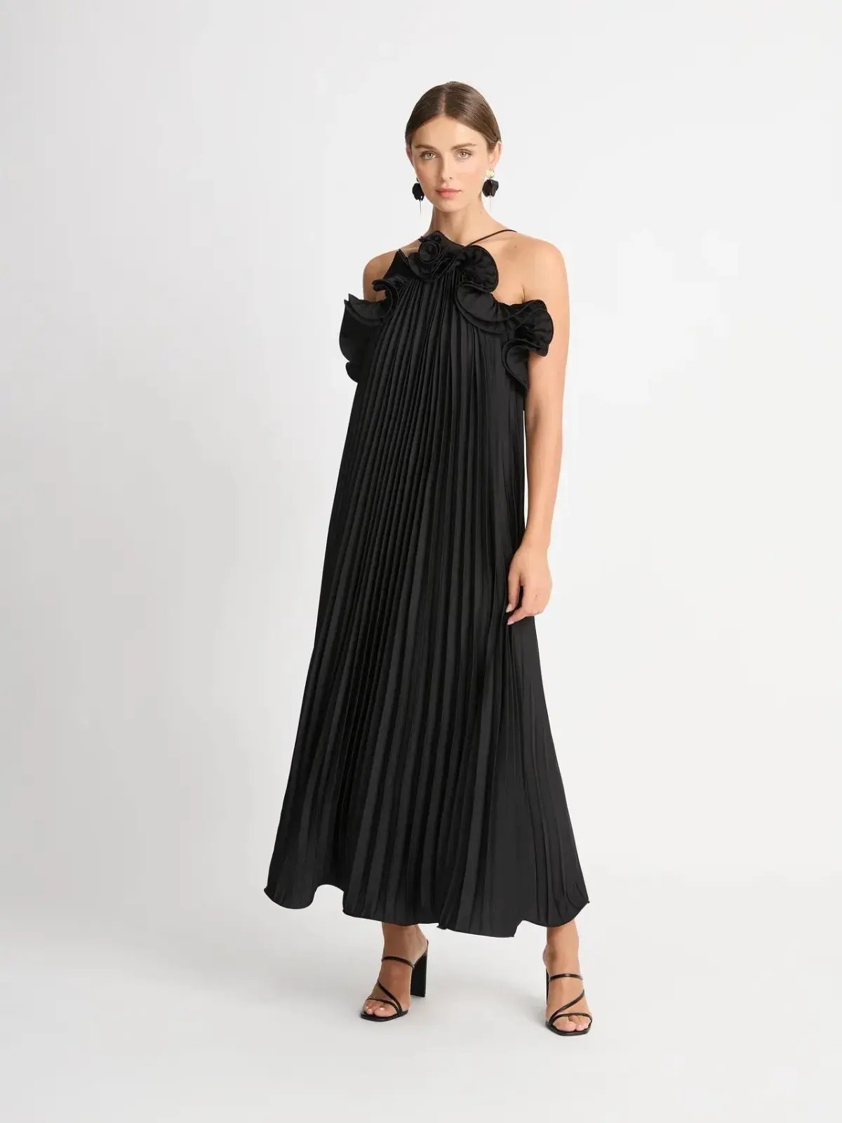 Sir The Label Franc Puff Sleeve Midi Dress Black Size 0 / 6 AU photo 30