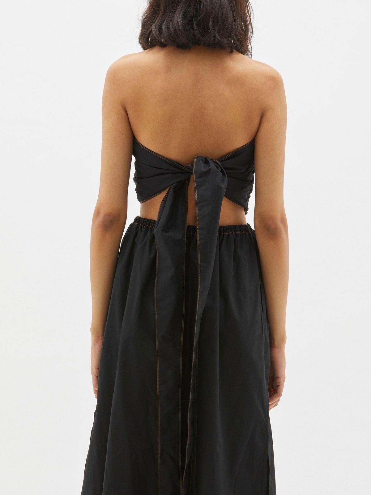 Bassike Strapless Cotton Dress photo 5
