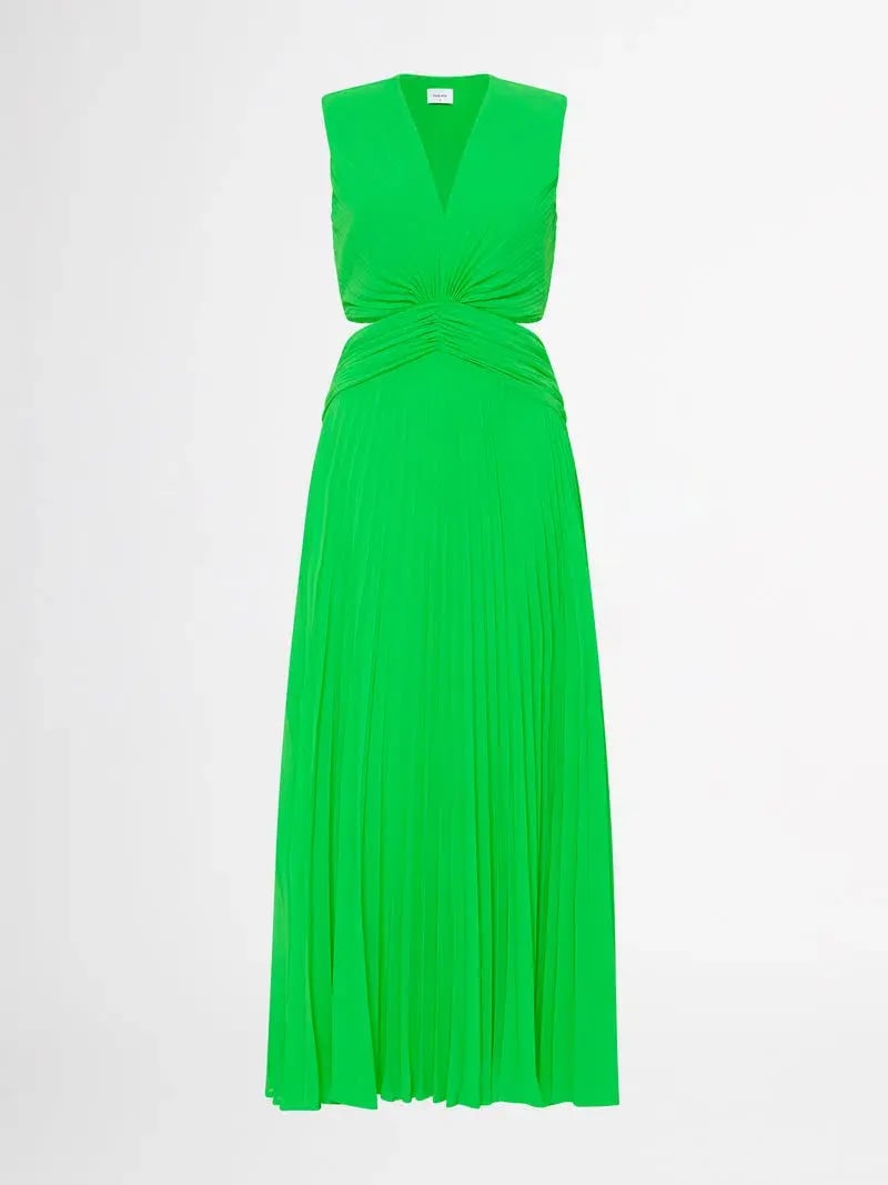 Sheike Marilyn Pleat Dress Green Size 12 photo 3