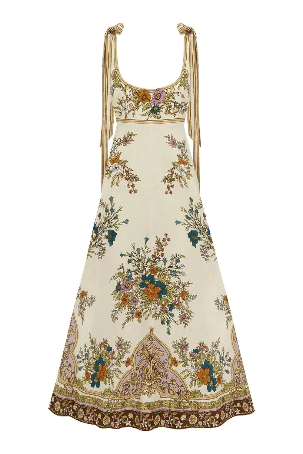 Alemais Antoinette Ballet Midi Sundress in Ivory Size AU 8 photo 6