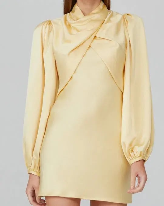 Acler The Lindhurst Dress in Lemon Size 6 photo 3
