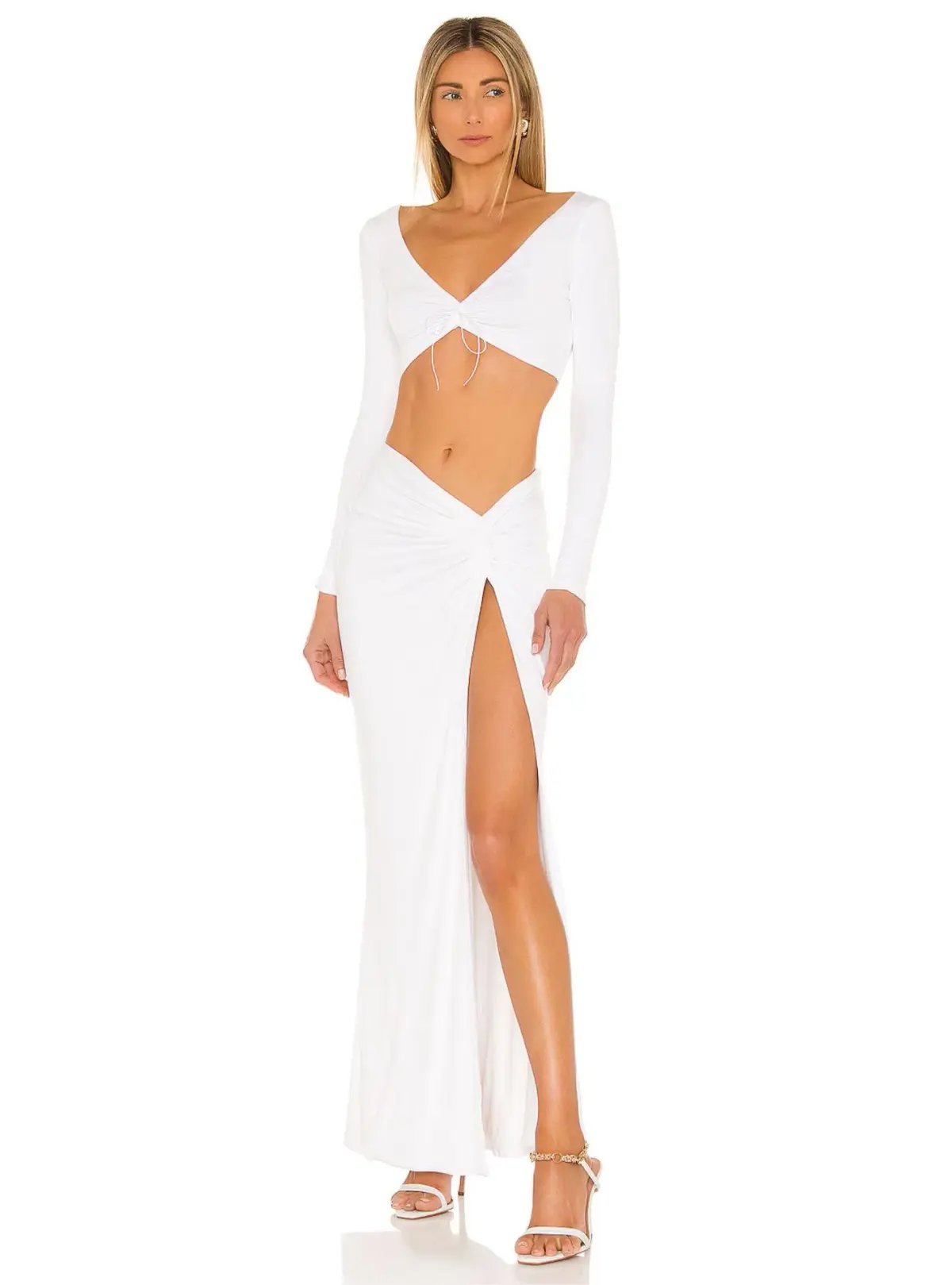 Natalie Rolt Clementine Set White Size 0 / AU 6 photo 2