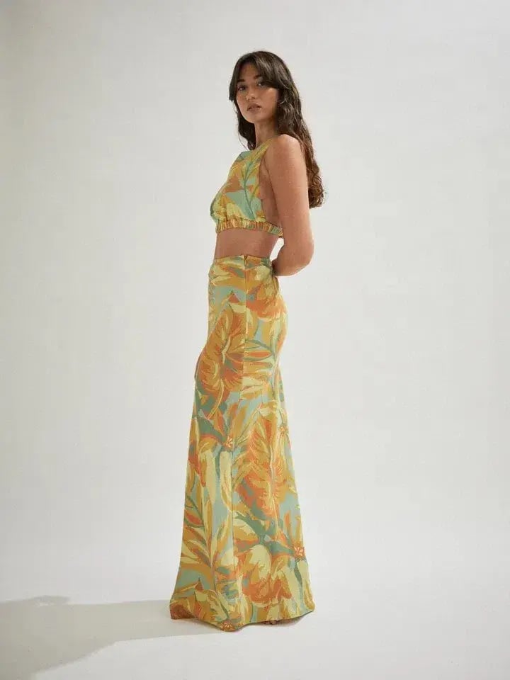 One Mile The Label Jessica Palm Set Multi Size AU 10 photo 2