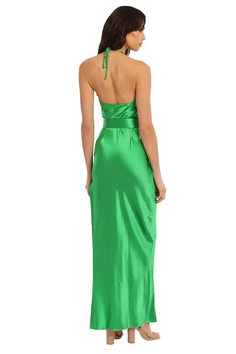 Nicholas Lucinda Gown in Green Size 14 photo 3