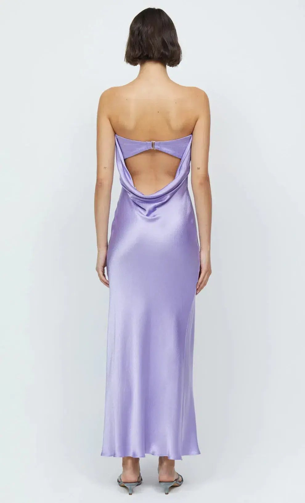 Bec & Bridge Moon Dance Strapless Midi Dress Lilac Size 8 / S photo 5