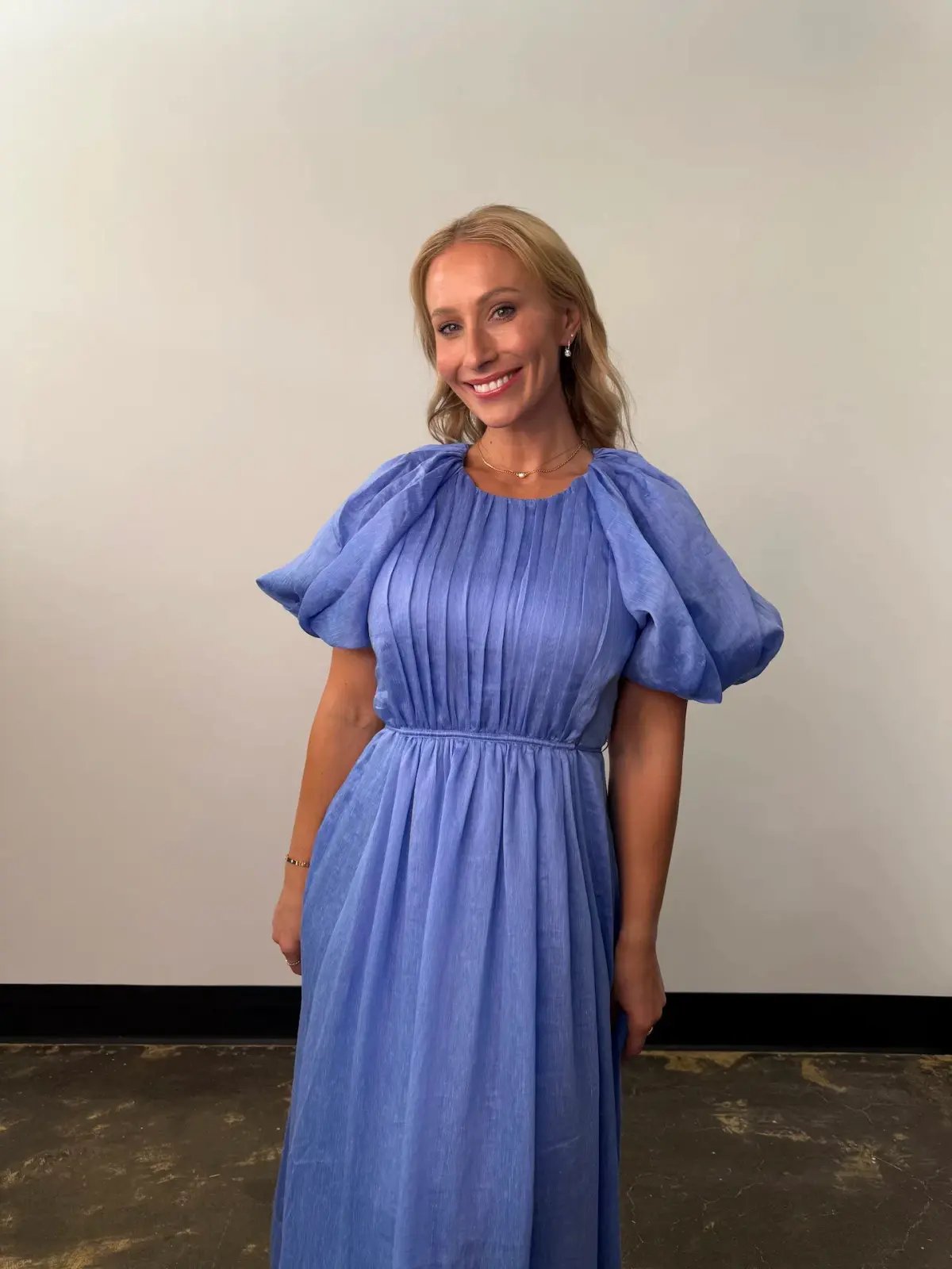 Aje Alma Midi Dress Blue Size 12 photo 4