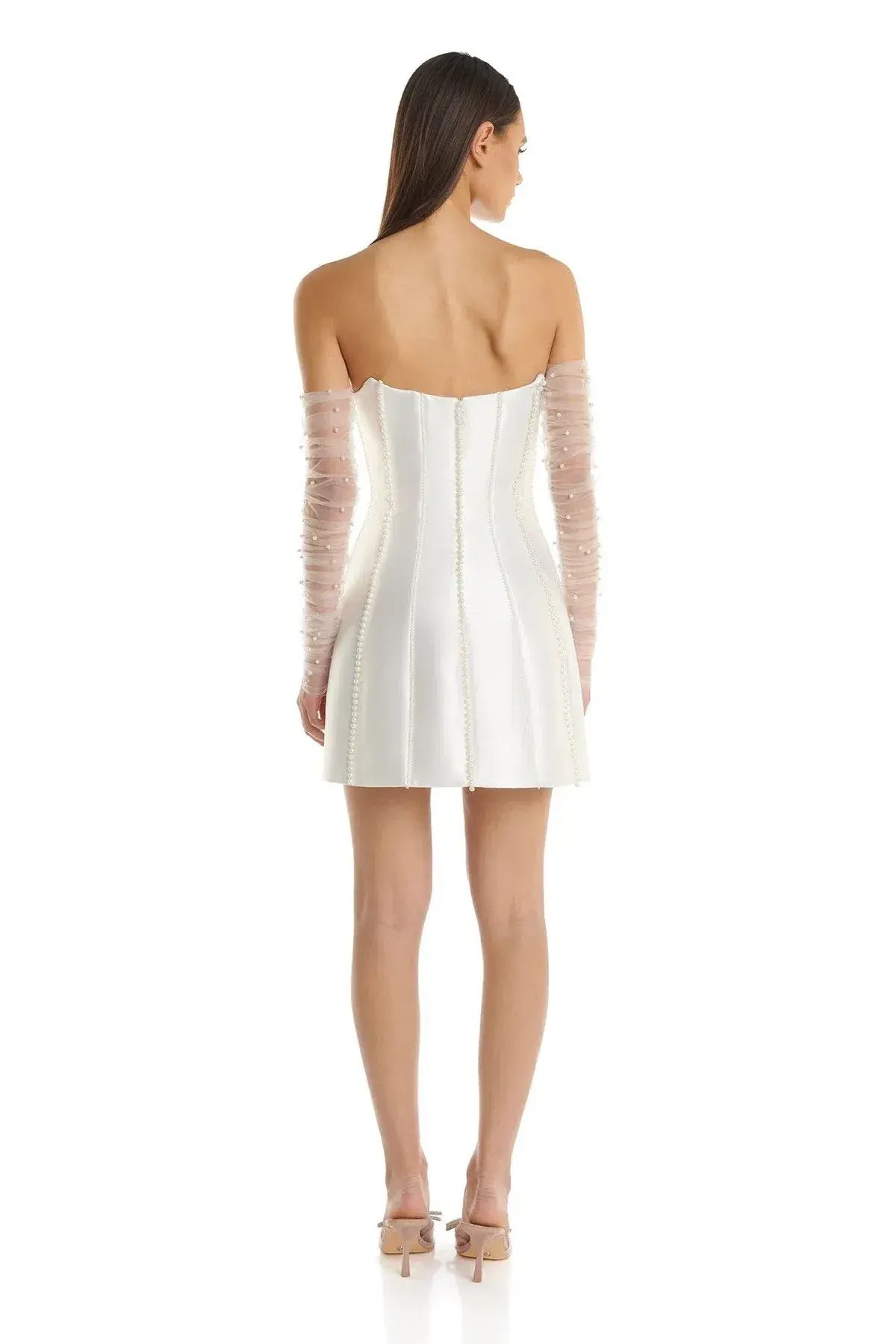 Eliya The Label Kayla Mini Dress White Size S / AU 8 photo 3
