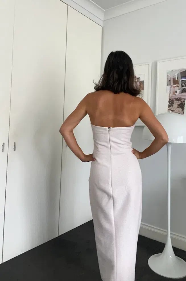 Manning Cartell Ivory Strapless Dress White Size AU 8 photo 3
