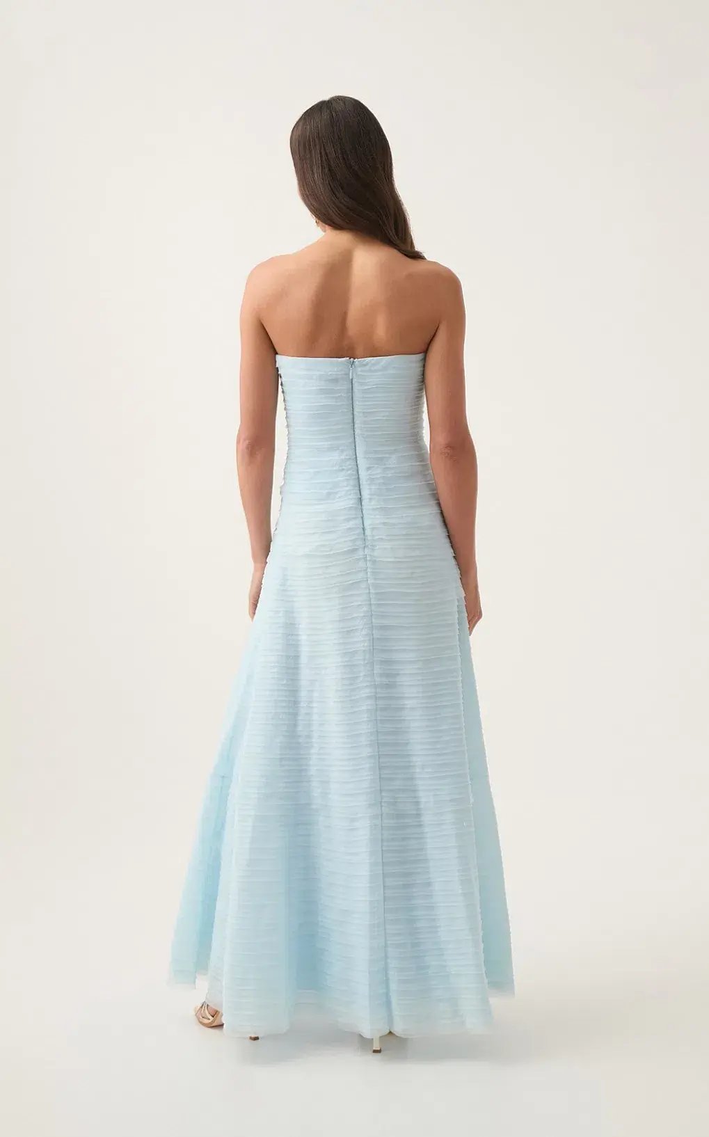 Aje Soundscape Maxi Dress Sea Breeze Size 6 photo 3