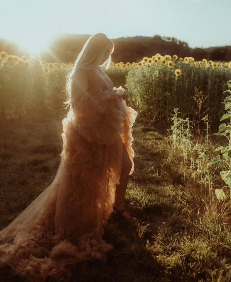 Tulle Robe - Cinnamon - Hire Only photo 4