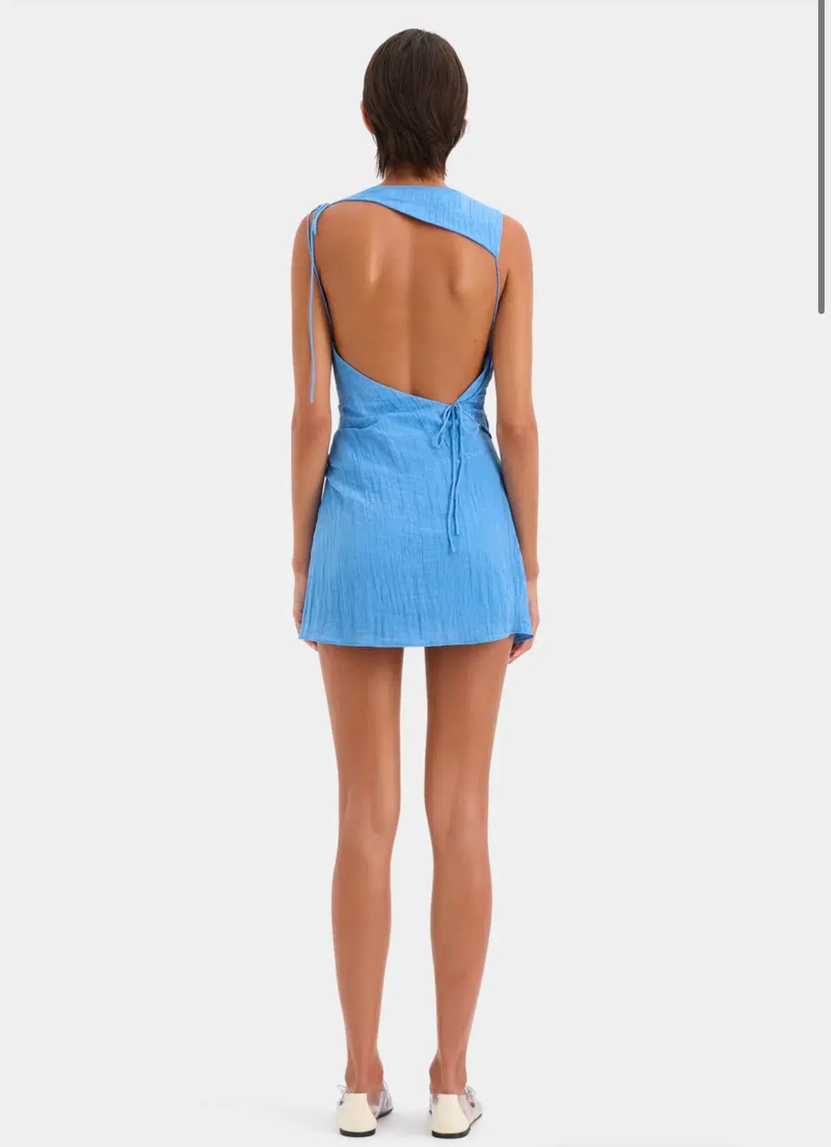 Sir the Label Ligera Mini Dress in Cornflour Size 2/AU 10 photo 2