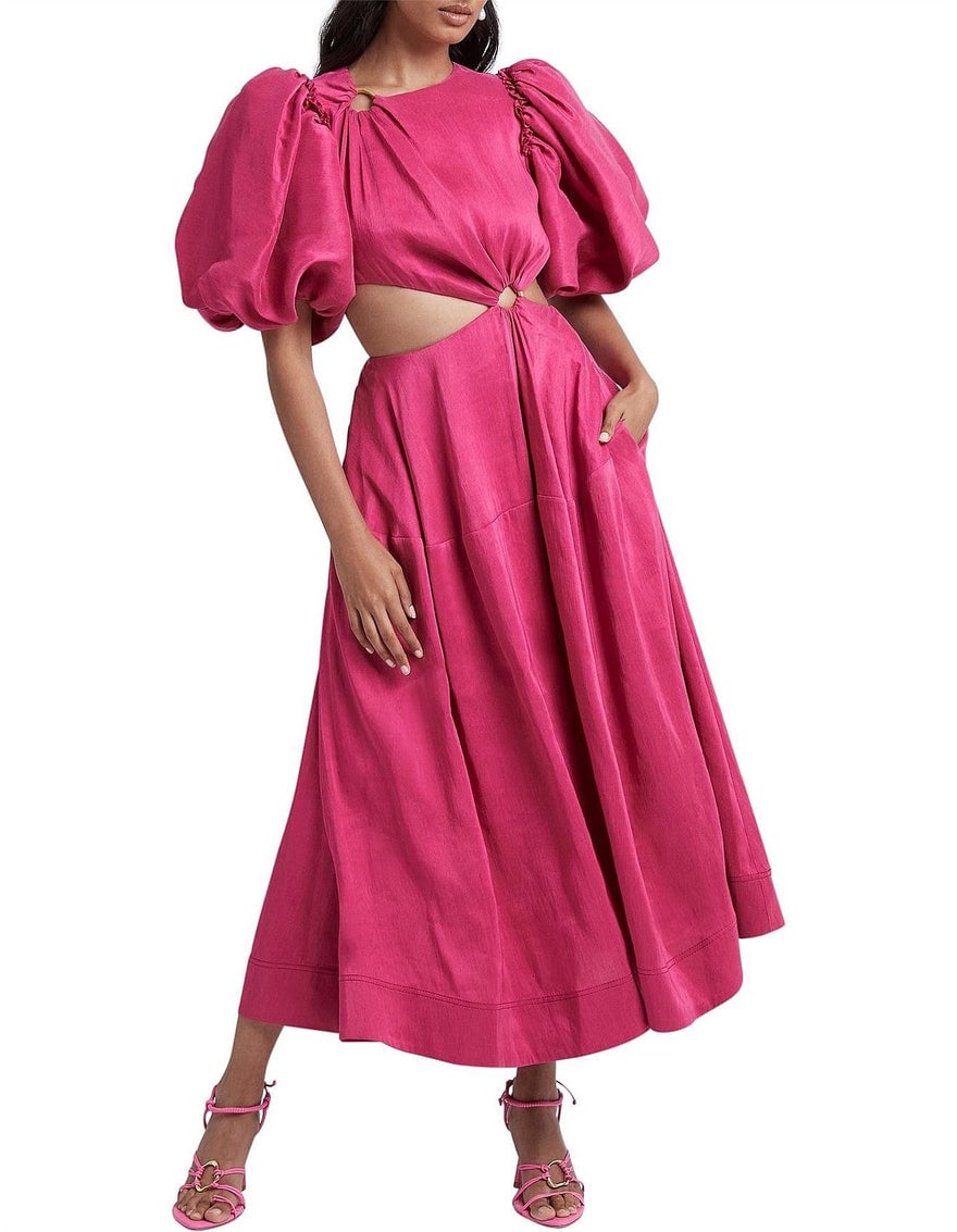 Aje Vanades Ring Cut Out Midi Dress photo 3