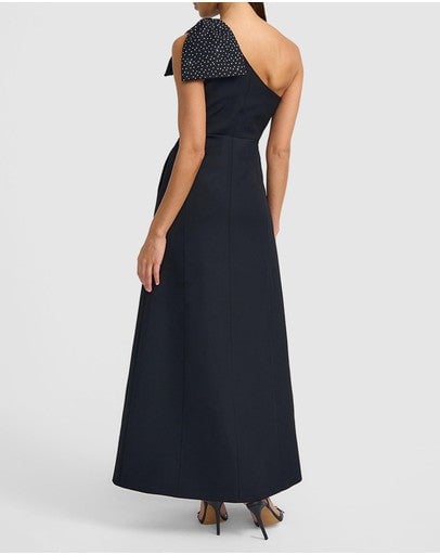 By Johnny Black Tie Bow Gown photo 2
