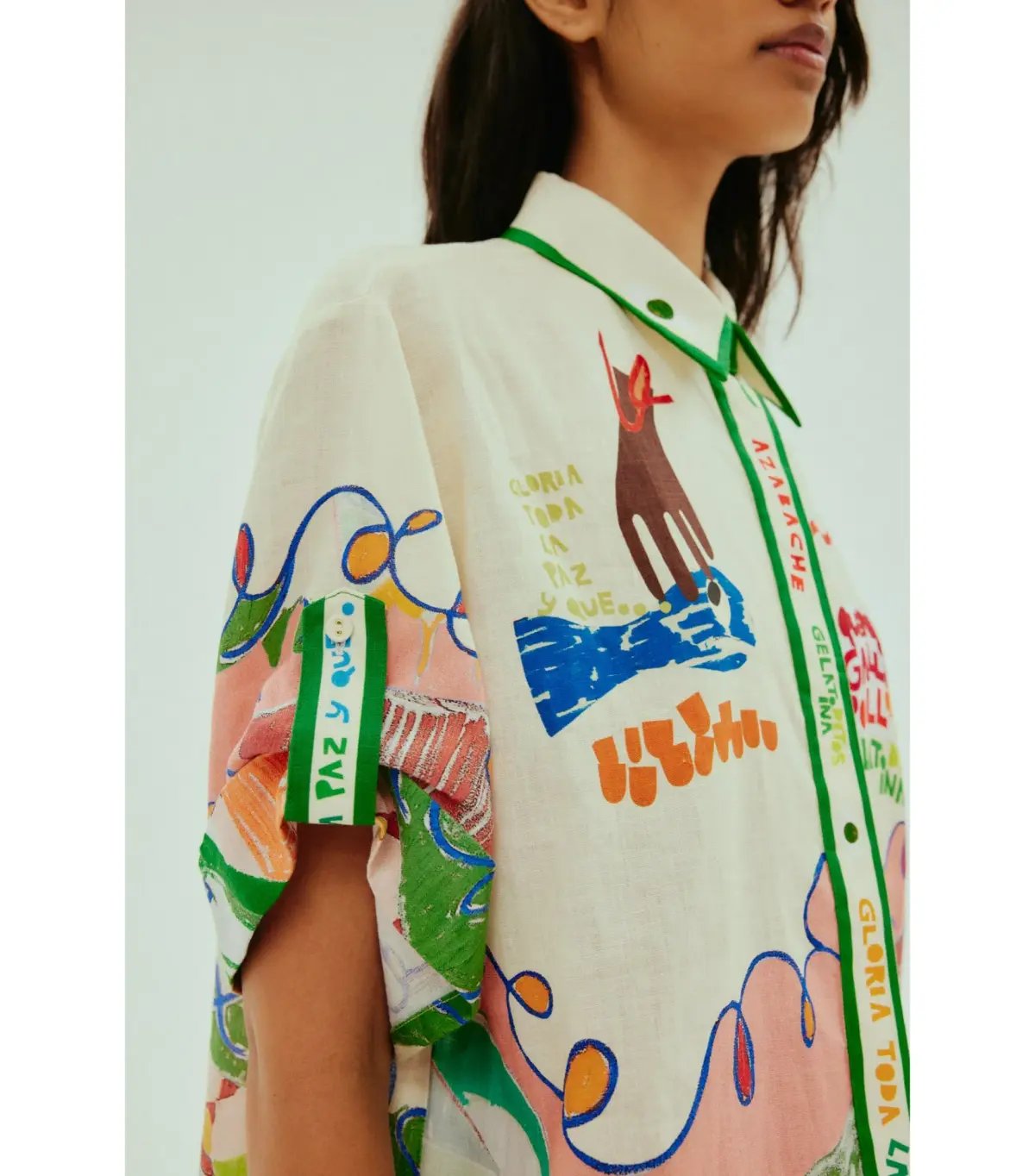 Alemais Nadia Shirt in Multi Size AU 14 photo 3