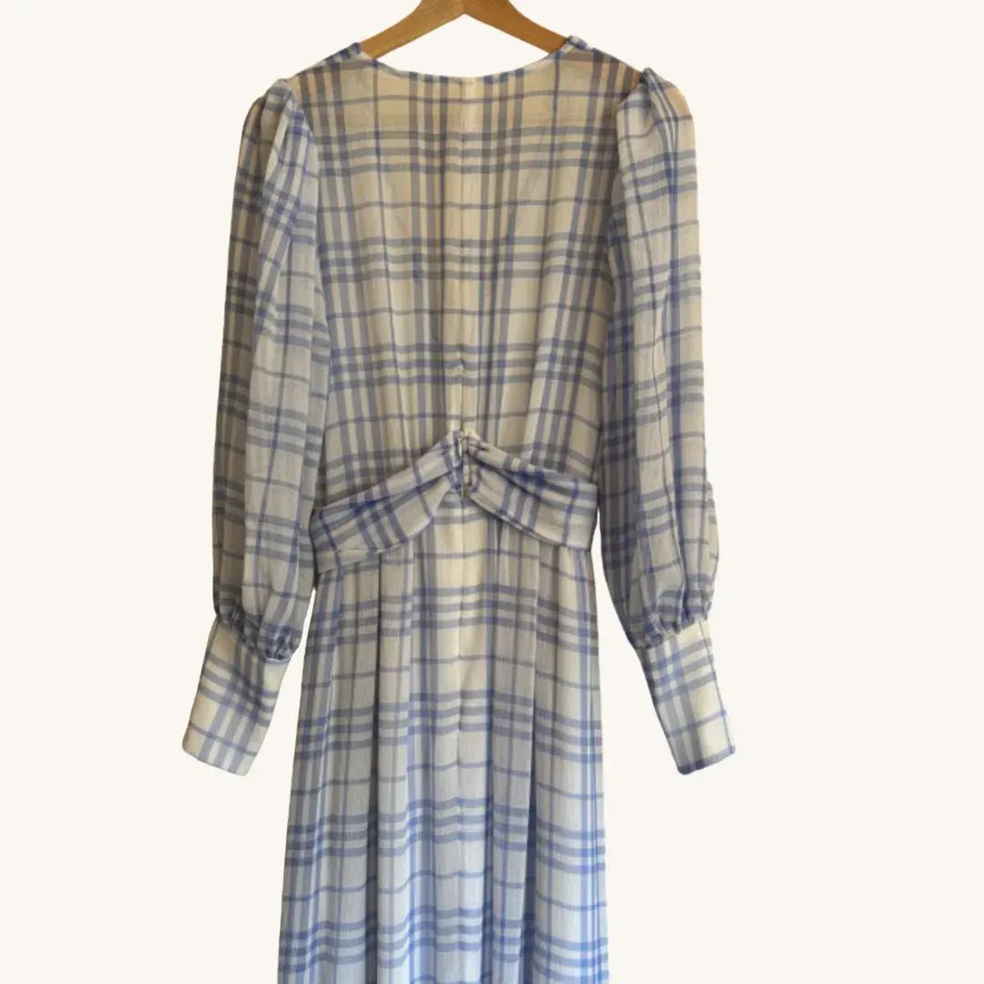 Bec & Bridge Alexa Gingham Maxi Dress Print Size AU 8 photo 9
