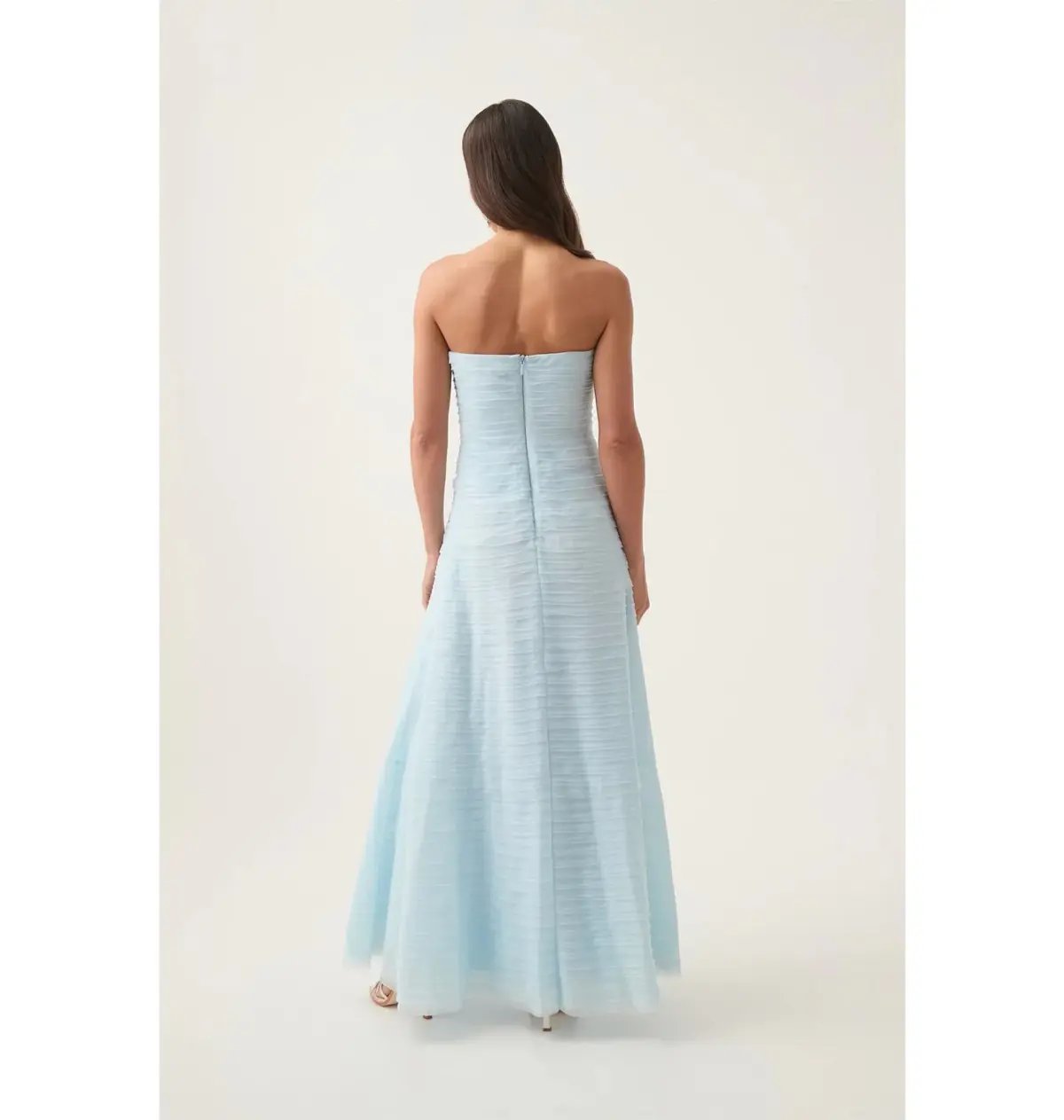 Aje Soundscape Maxi Dress In Ocean Breeze Size AU 6 photo 2