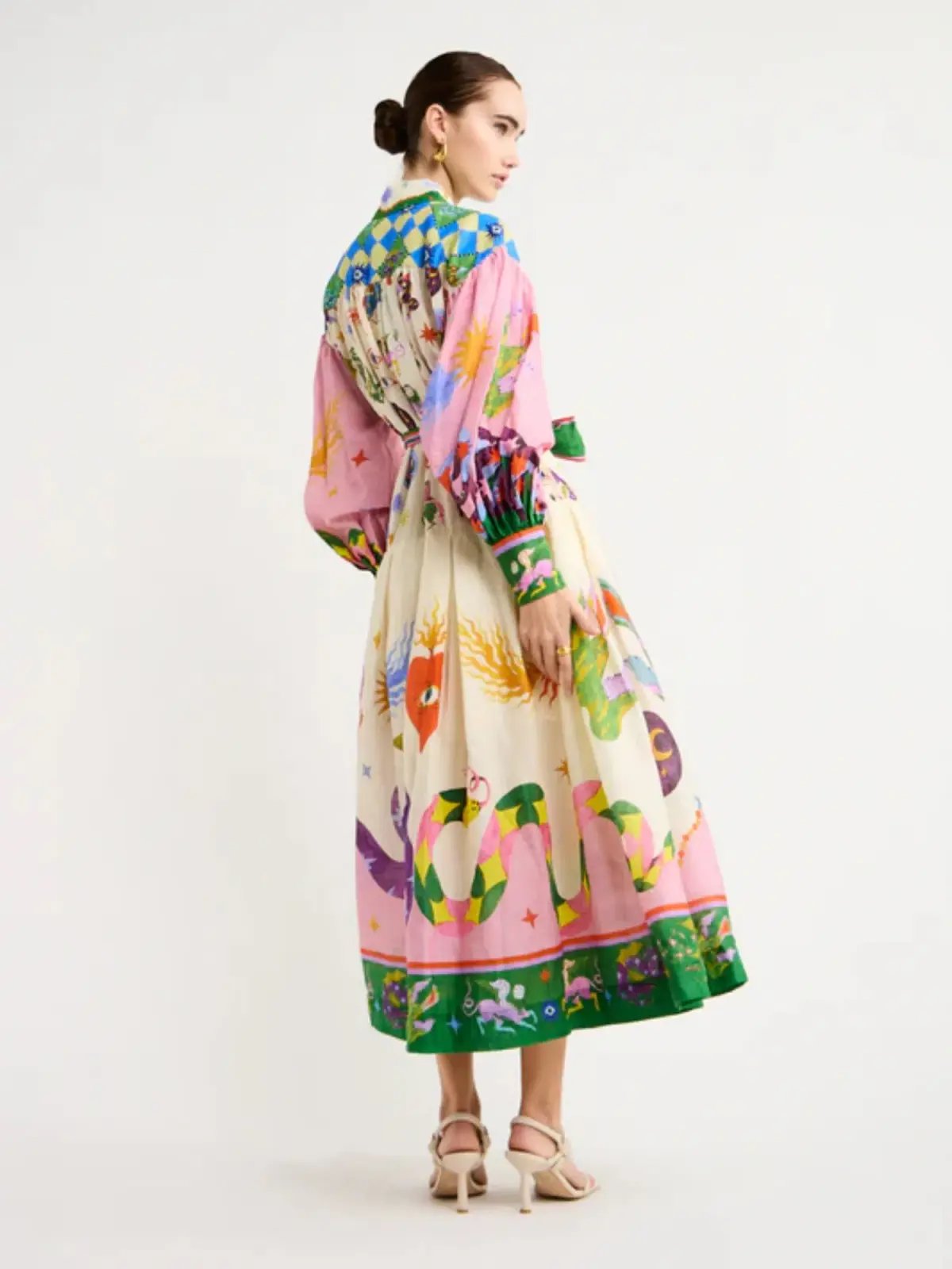 Alemais Seeker Shirt Dress Print Size AU 6 photo 2