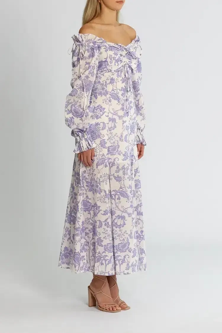 Alice McCall Mary Anne Midi Dress in Lavender Floral Size 14 photo 2