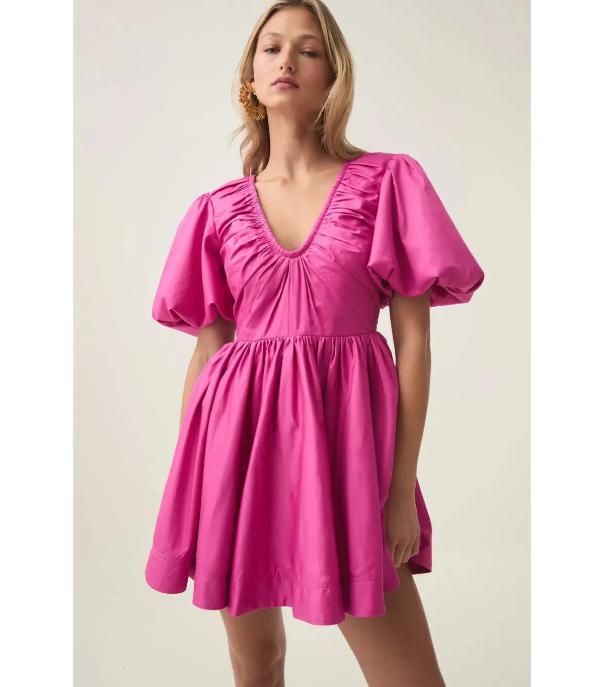 Aje Cresting Mini Dress Fuchsia Rose Size AU 12 photo 2