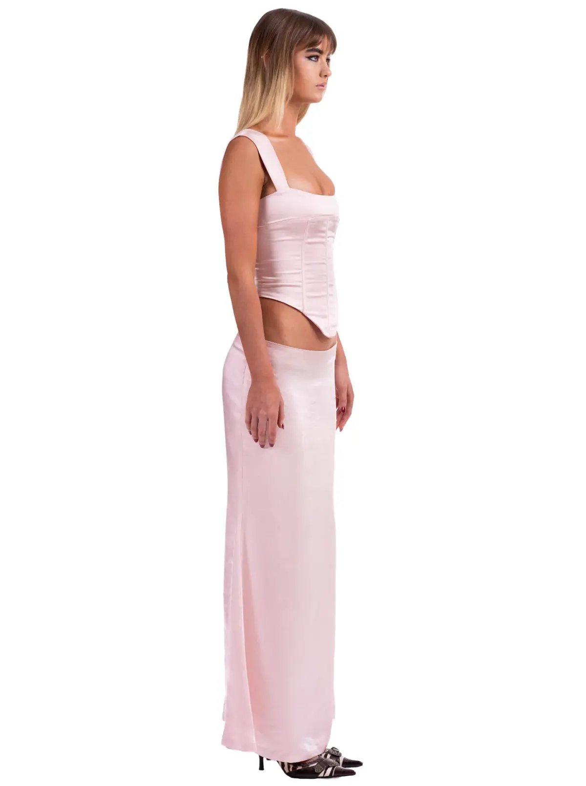 I Am Delilah Valerie Corset and Maxi Skirt Set in Petal Pink Size XS / AU 6 photo 2