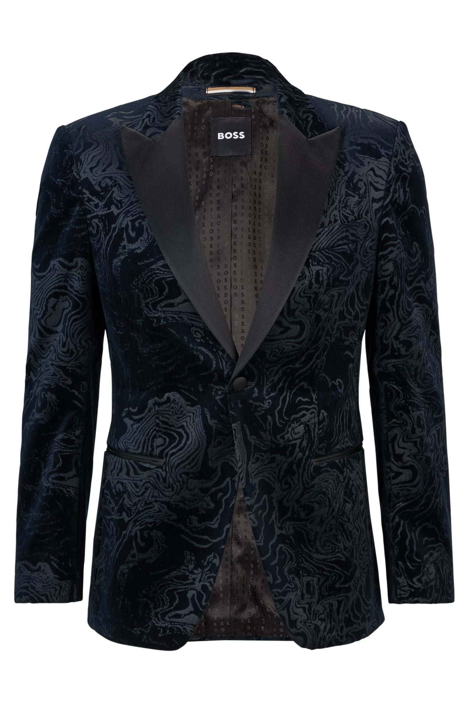 Hugo Boss Teal Hudson Velvet Dinner Jacket photo 4
